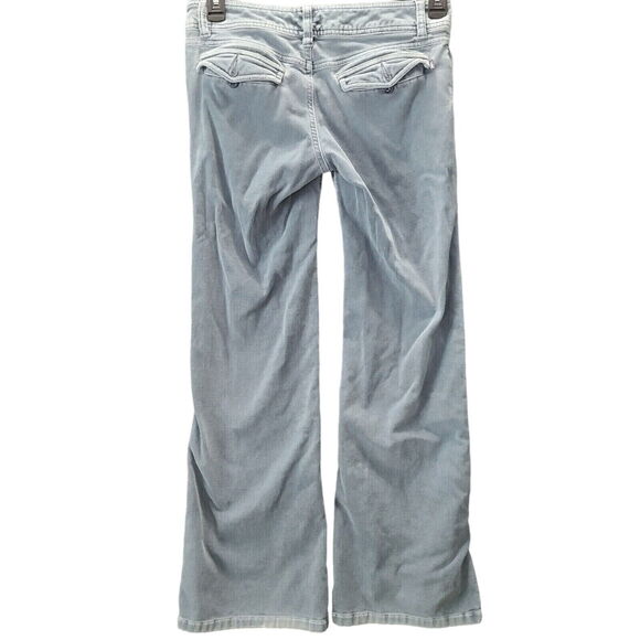 Tommy Jeans Womens Curduroy Pants Gray Size 5 Cotton Blend Stretch Pockets - Picture 2 of 12